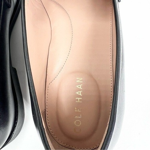 Cole Haan Women's Stassi Penny Loafers Black Leather 8.5B - Picture 5 of 15