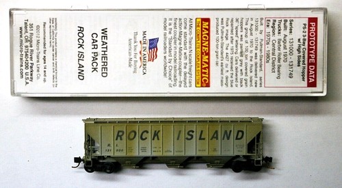 Tolva MTL Micro-Trains 09651030 Rock Island RI 131500 PS2 FW resistente a la intemperie de fábrica | Zustand: New