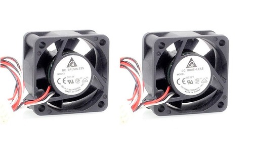 Pack of 2x Quiet fans for Netgear M4100-26G GSM7224v2 18-24dBA Noise Sunon fans - Picture 3 of 7