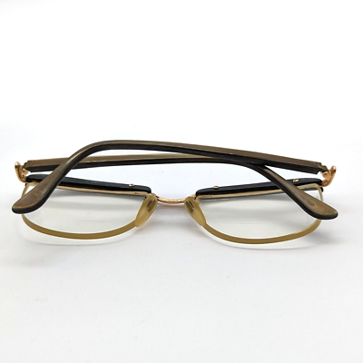 Amor Gold Filled Half Frame Glasses Vintage 1960s Made in France Says 18mm GF Amor Gold Filled Half Frame Glasses Vintage 1960s Made in  main image 4