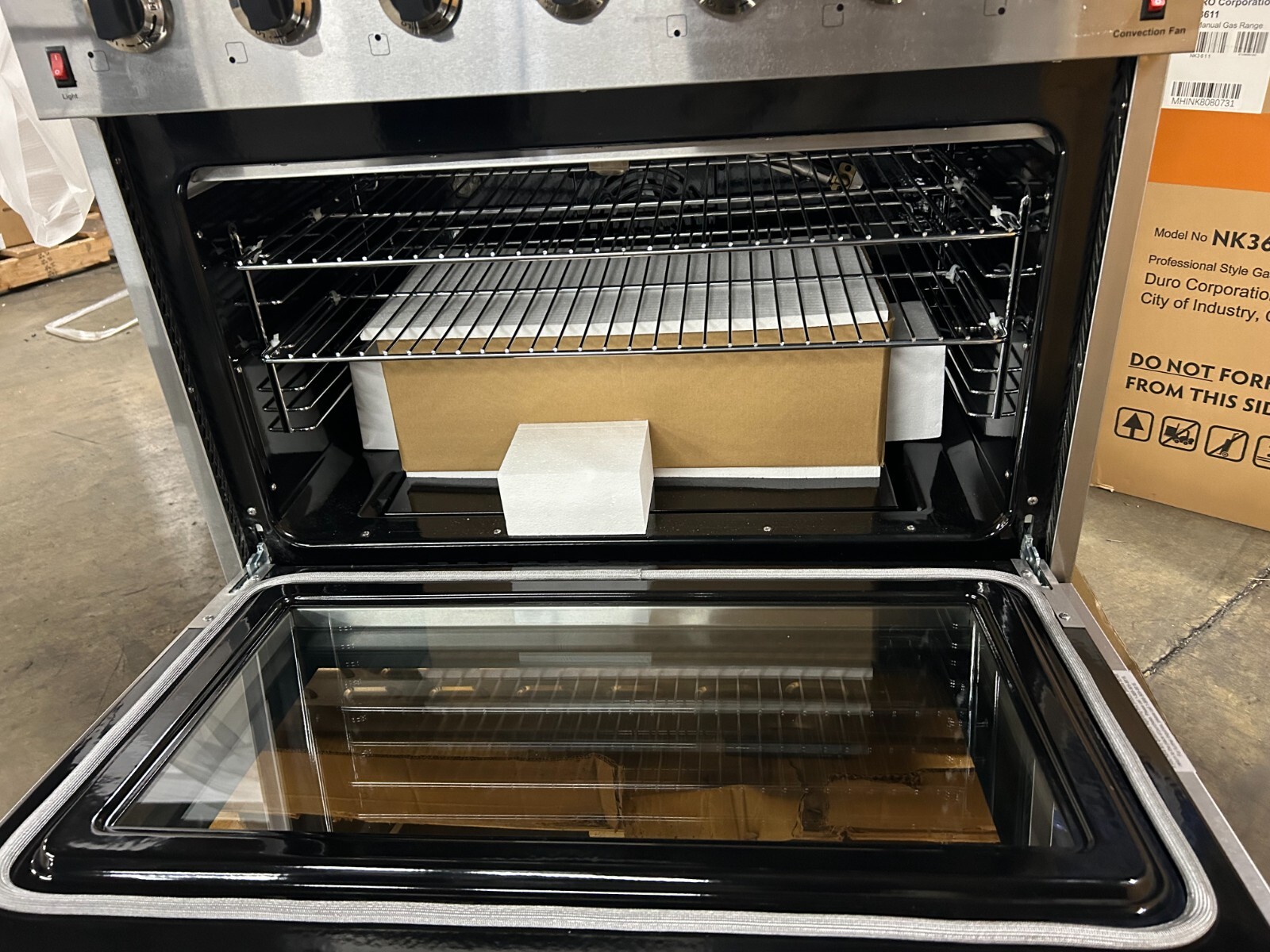 NXR Model NK3611 Gas Range, 36" wide, 5.5sqft Oven, Minor Cosmetic Imperfection eBay