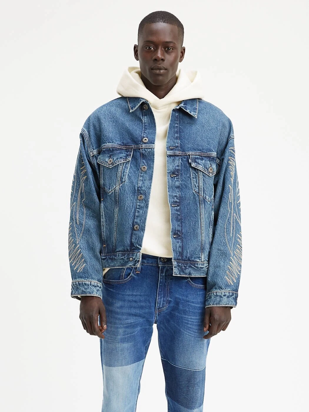 Levi’s Made And Crafted Oversized Type 3 Trucker Jacket Denim Size Large