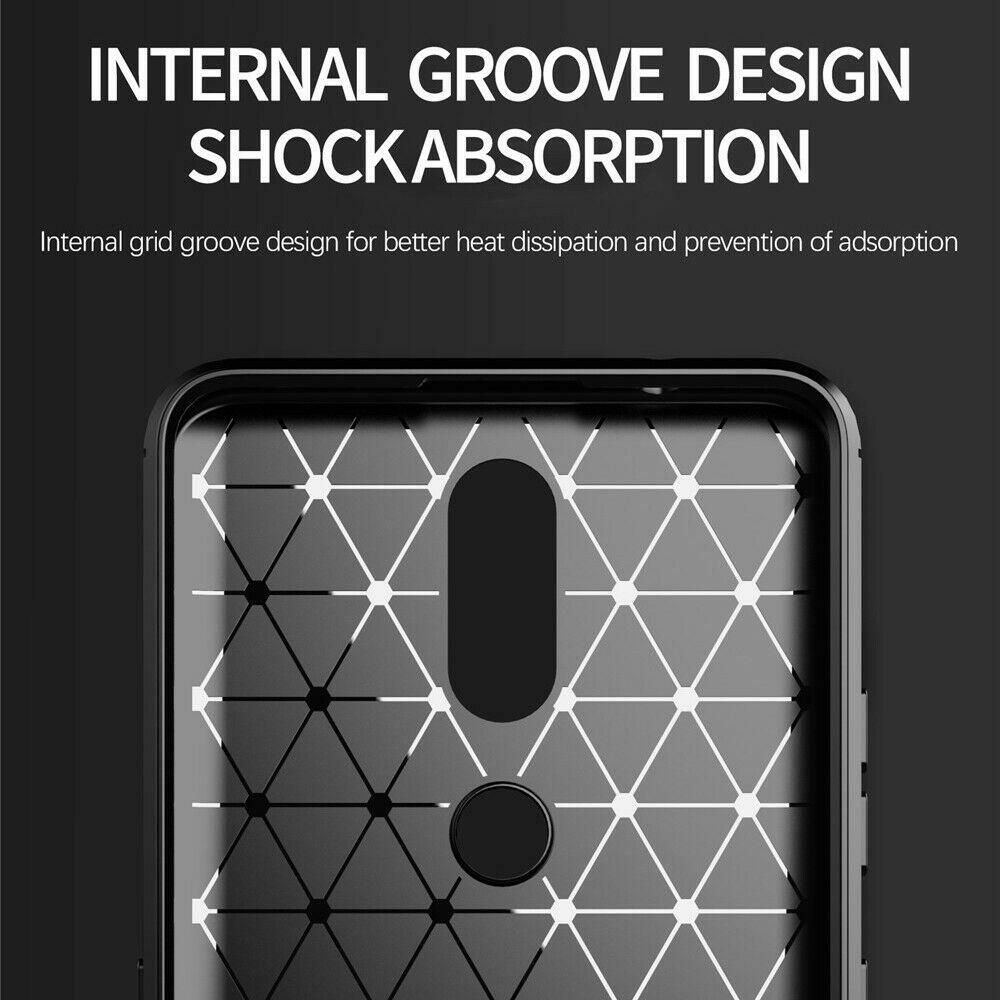 custodia per nokia g11 g21 g10 g20 g50 e altri modelli fibra di carbonio slim antiurto colori