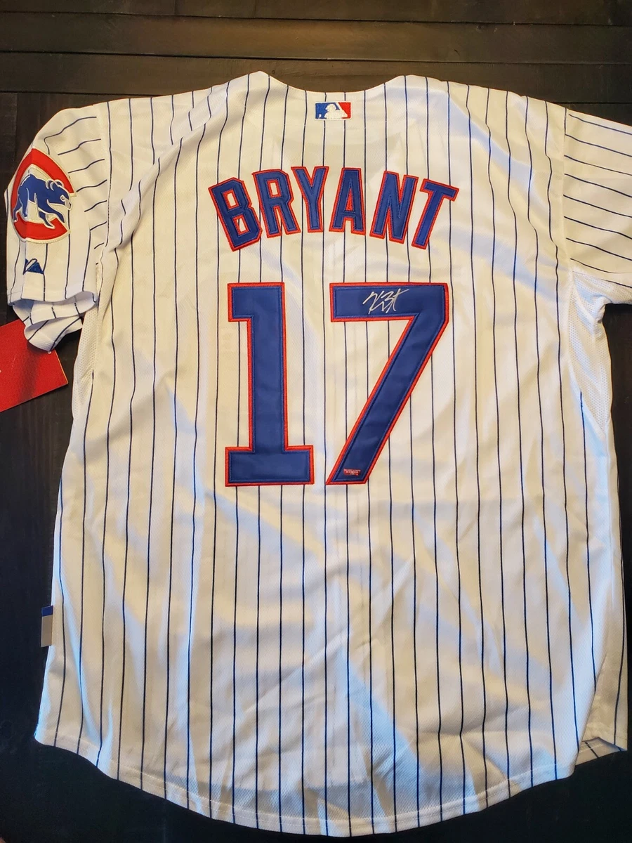 Kris bryant autographed clearance jersey
