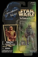 Boba Fett Signed Bulloch & Wingreen POTF Action Figure BAS (Grad Collection) Boba Fett Signed Bulloch & Wingreen POTF Action Figure BAS (Grad Collection)