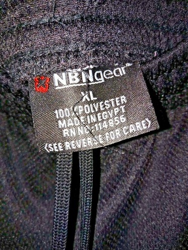 Active wear XL NBN Gear Pants Nothing But Net Black elastic waist basketball - Picture 4 of 4