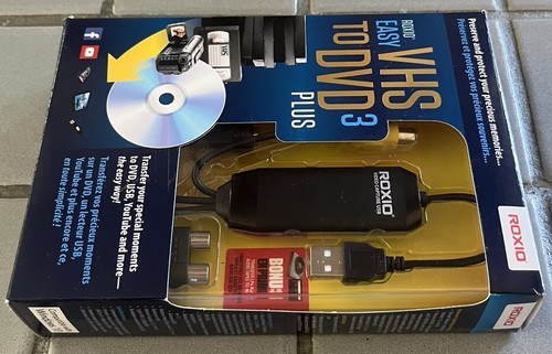 Roxio Easy VHS To DVD 3 Plus Converter + Bonus S Cable Digital Transfer - Picture 5 of 6