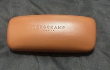 Longchamp Paris Sunglasses Hard Case Clamshell Large Lined Eyeglass Protection