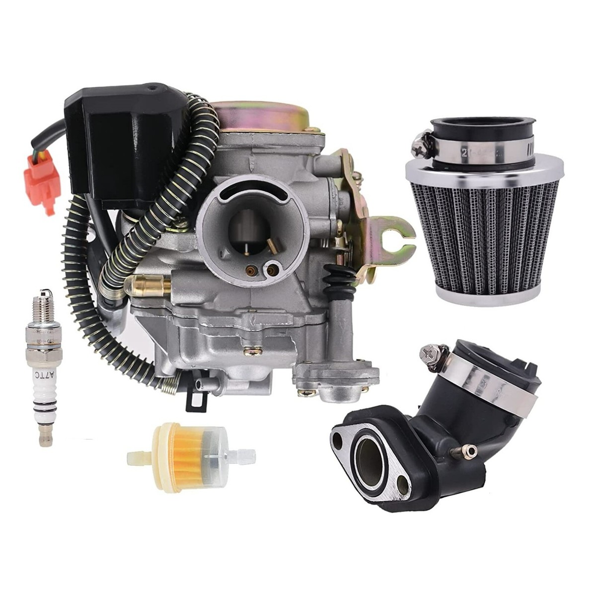 Carburetor for GY6 49cc 50cc 4 Stroke Scooter Taotao 80cc