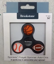 Brookstone Spinlets Fidget Spinner ADD ONs + free spinner(not brookstone brand)