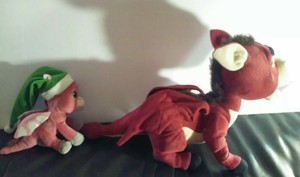 donkey dragon babies stuffed animal