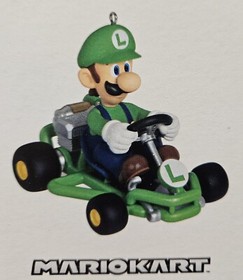 🎮 3 NEW Hallmark MARIOKART Luigi Donkey Kong SUPER NINTENDO NES CONSOLE NIB