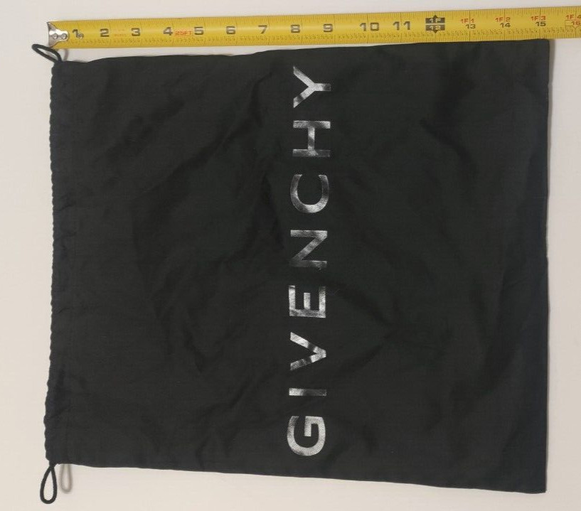 Authentic Givenchy Black Cotton Drawstring Dust B… - image 5