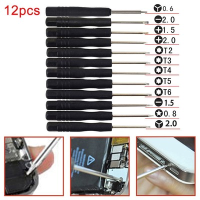 12PCS/Set Multi-Function Screw Driver Repairing Tools  For Phone Computers