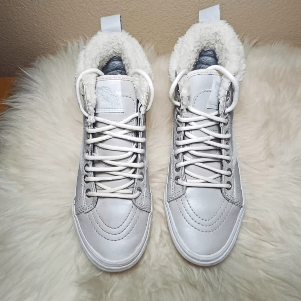 White vans with fur hotsell