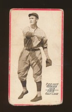 1918 Zeenut (PCL) -BILLY ORR (Salt Lake City Bees) 1913-1914 Phila. A's, RARE