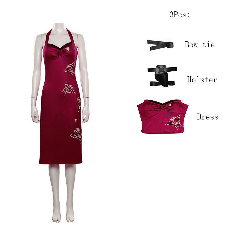 Filme Resident Evil 4 Cosplay Traje para Mulheres, Ada Wong