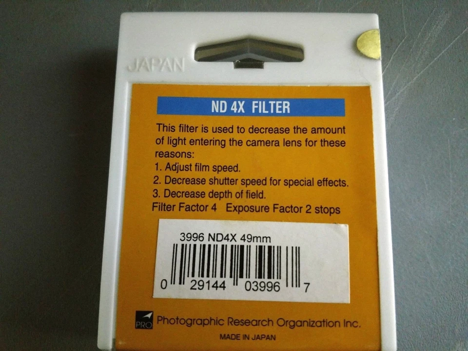 PROMASTER 49mm ND 4X Neutral Density Filter - Image 3 of 3