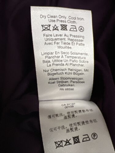 NEW DKNY Sheath Dress Purple Laser Cut Stretch Sleeveless Purple NWT $134 Size 2 - Picture 14 of 18