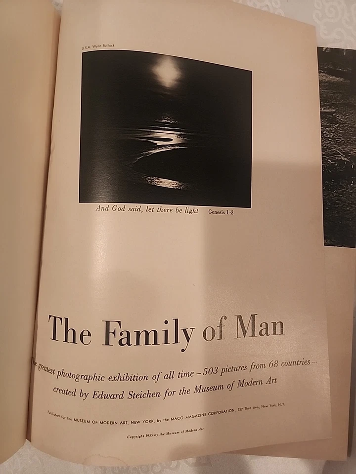 The Family of Man, Curated: Edward Steichen First Edition 1955 HC/DJ - Image 3 of 4