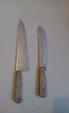 2  Old Homestead Stainless Steel Chef Kitchen Knife And Butcher Knife Japan