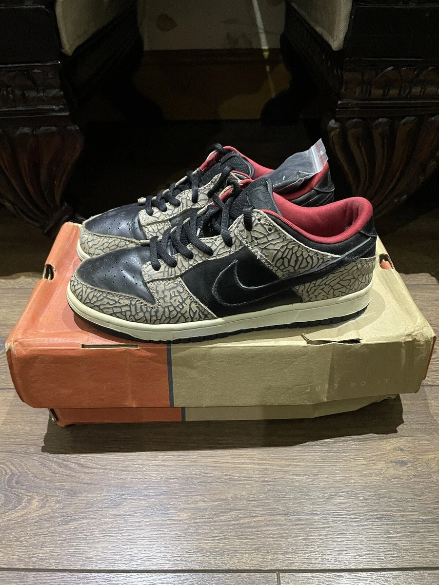 Nike Supreme x Dunk Pro SB Low Black Cement for Sale