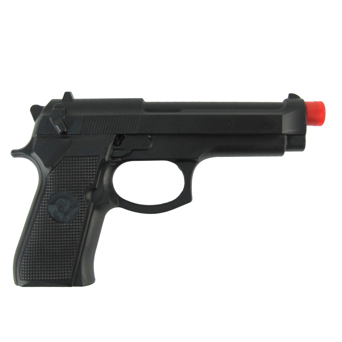 Black Rubber Fake 45 Handgun Movie Prop 