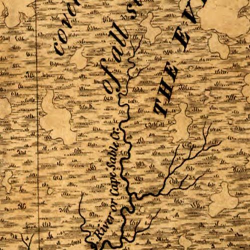 MAP State of FLORIDA Vintage by Charles Vignoles circa 1823 24" x 30" - Picture 7 of 7