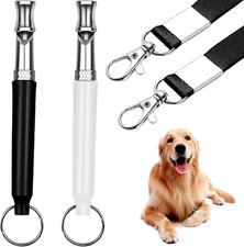 HRYYDS 2 Pack Dog Whistle, Dog Whistle to Stop Barking Neighbors