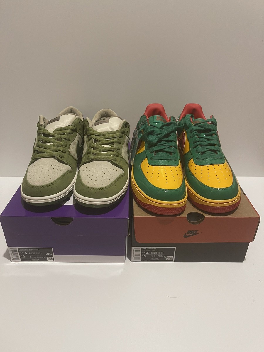 Nike Air Force 1 Lil Yachty Lucky Green & Dunk SB Low Yuto