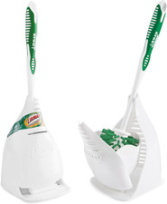 Libman Designer Bowl Brush and Caddy - 2 Pack - Toilet Brush and Holder Set, Non
