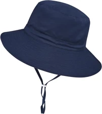 Baby Toddler Sun Hat,Boys Girls Bucket Hat for Kids UPF 50+ Sun Protective Child