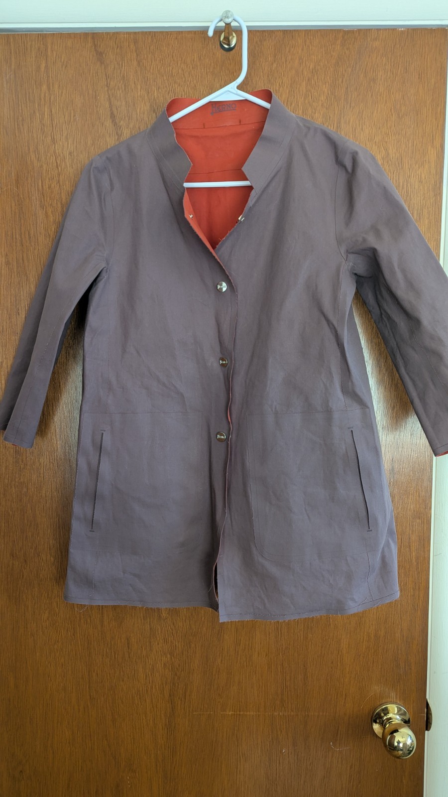 Herno Light Reversible Collared Jacket Women's Si… - image 1