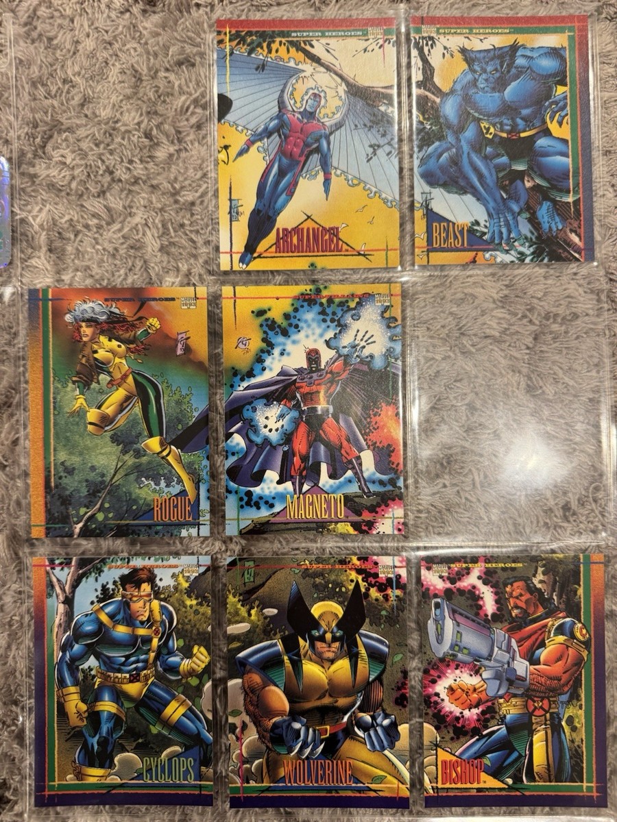 1993 Marvel Universe Series 4 NEAR COMPLETE 174 (of 180) BASE CARD