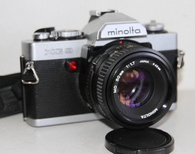 Getestete Minolta XG 9 analoge Spiegelreflexkamera 35 mm Gehäuse & 50 mm Objektiv. Kostenlose Garantie.