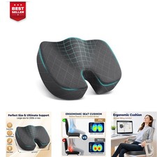 Memory Foam Seat Cushion - Relief for Office ...