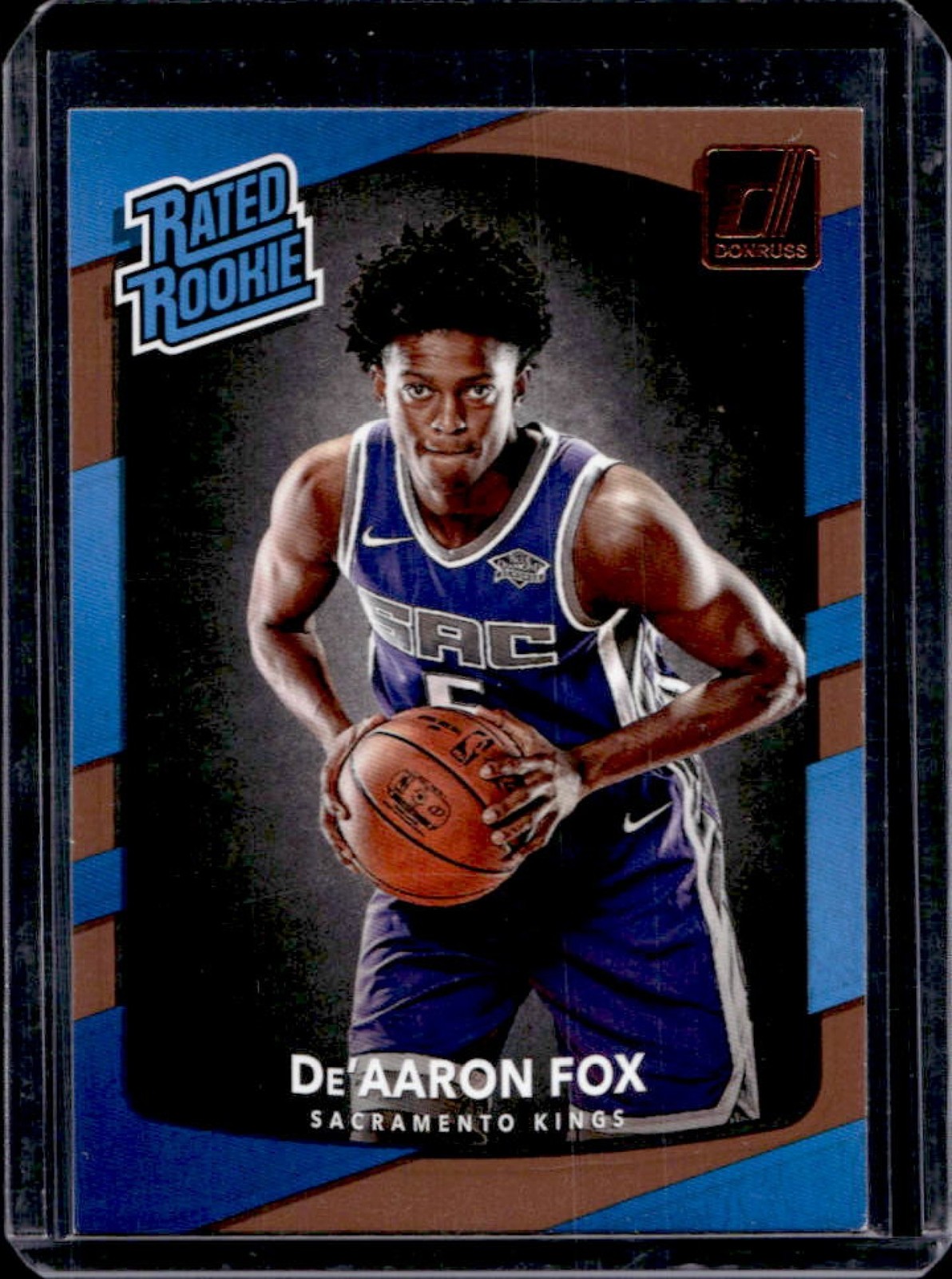 2017-18 Panini Donruss De Aaron Fox RC Rookie #196 Kings