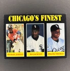 Michael Jordan Bo Jackson Frank Thomas Chicago’s Finest White Sox Unbranded Card