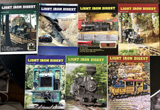 Light Iron Digest # 49 - 55 - the last issue - O / S / HO & narrow gauge