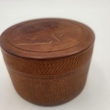 中国古玩　1983年　木製推黒　小箱　幅13cm 東K8-0330③タコチ Japanese Wood Box In Collectible Japanese Boxes (1900-Now) for