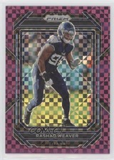 2022 Panini Prizm Purple Power Prizm 2/49 Rashad Weaver #286 15je