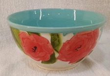 Pioneer Woman Mixing Bowl Serving Floral Vintage Collection Ceramic Stoneware 7"