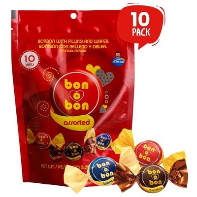 Bon o Bon Chocolate and White Chocolate Covered Truffle, 5.29 oz & 9.52oz