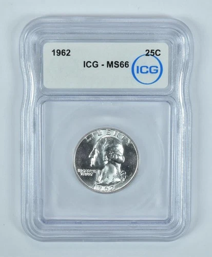 1962 Washington Quarter MS66 ICG *4146