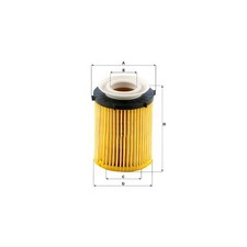 MANN HU711/6Z Oil Filter Engine Service Replacement Fits Infiniti Q50 2.0 T