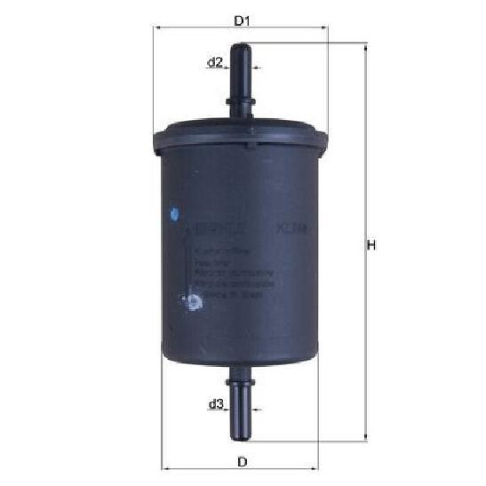 Kraftstofffilter FüR Peugeot 407 6C 6D 6E 1.7 2.0 2.2 2.9 04 Bis 26 Knecht Teil-image