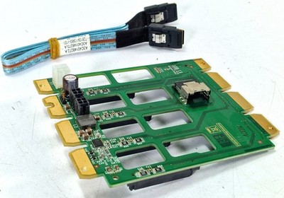 Fujitsu A3C40125920 4 Bay Backplane SAS 4x LFF 3,5'' Primergy Server mit Kabel