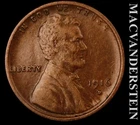 1916-D Lincoln Wheat Cent - Scarce  Very Fine  Semi-key  Better Date  #L4456