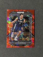 Jalen Brunson 2023 Panini Prizm Draft Picks #87 Red Ice Nova Knicks