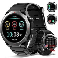 Military Smart Watches for Men Answer/Make Calls , 1.39" HD Fitness Watches,